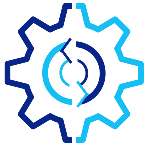 graphic of a gear symbol with a refresh symbol in the center