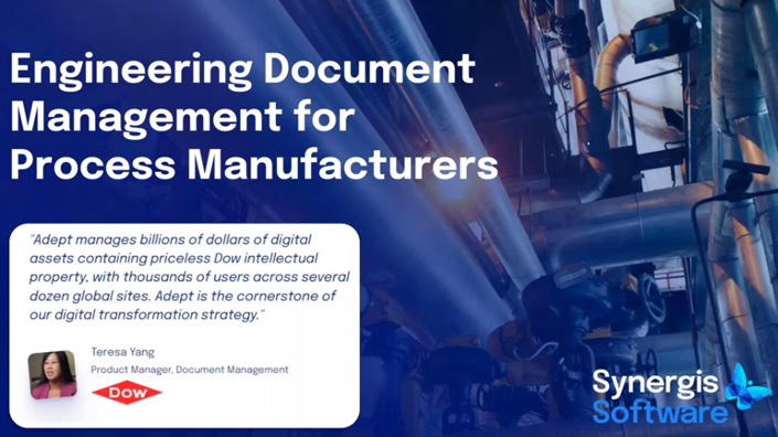 Engineering Document Management for Process Manufacturers