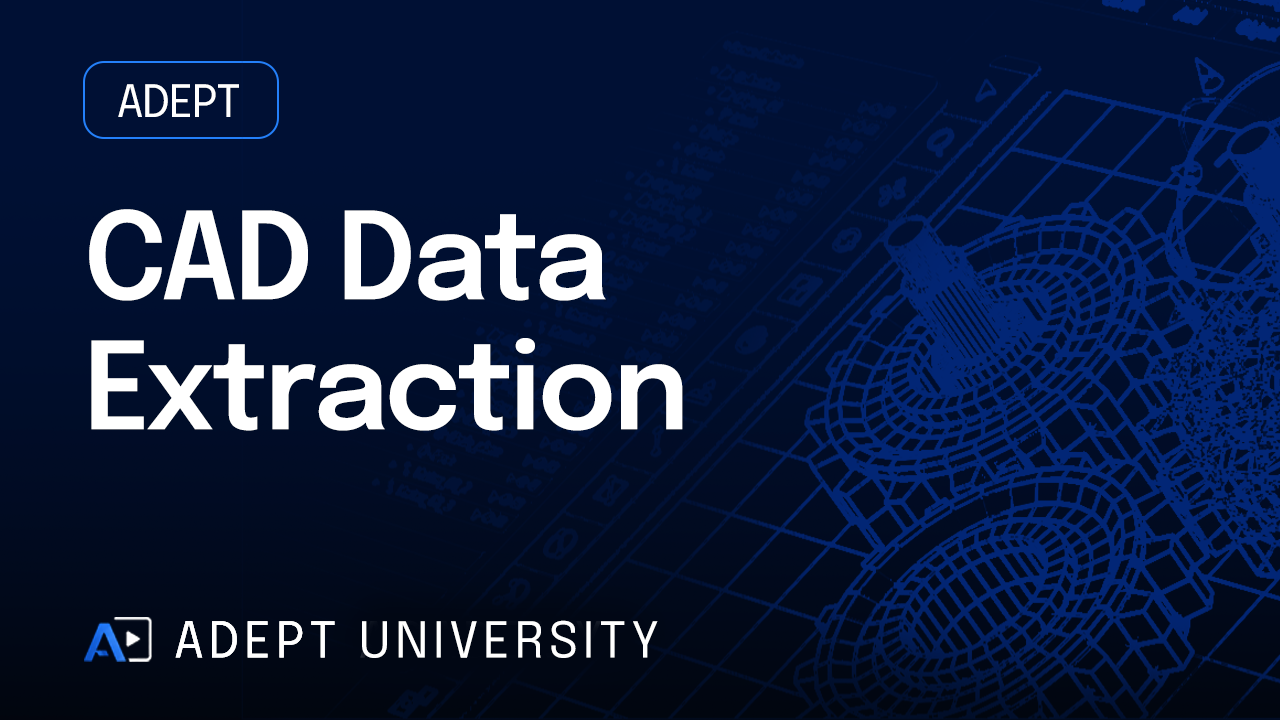 Configuring CAD Data Extractions