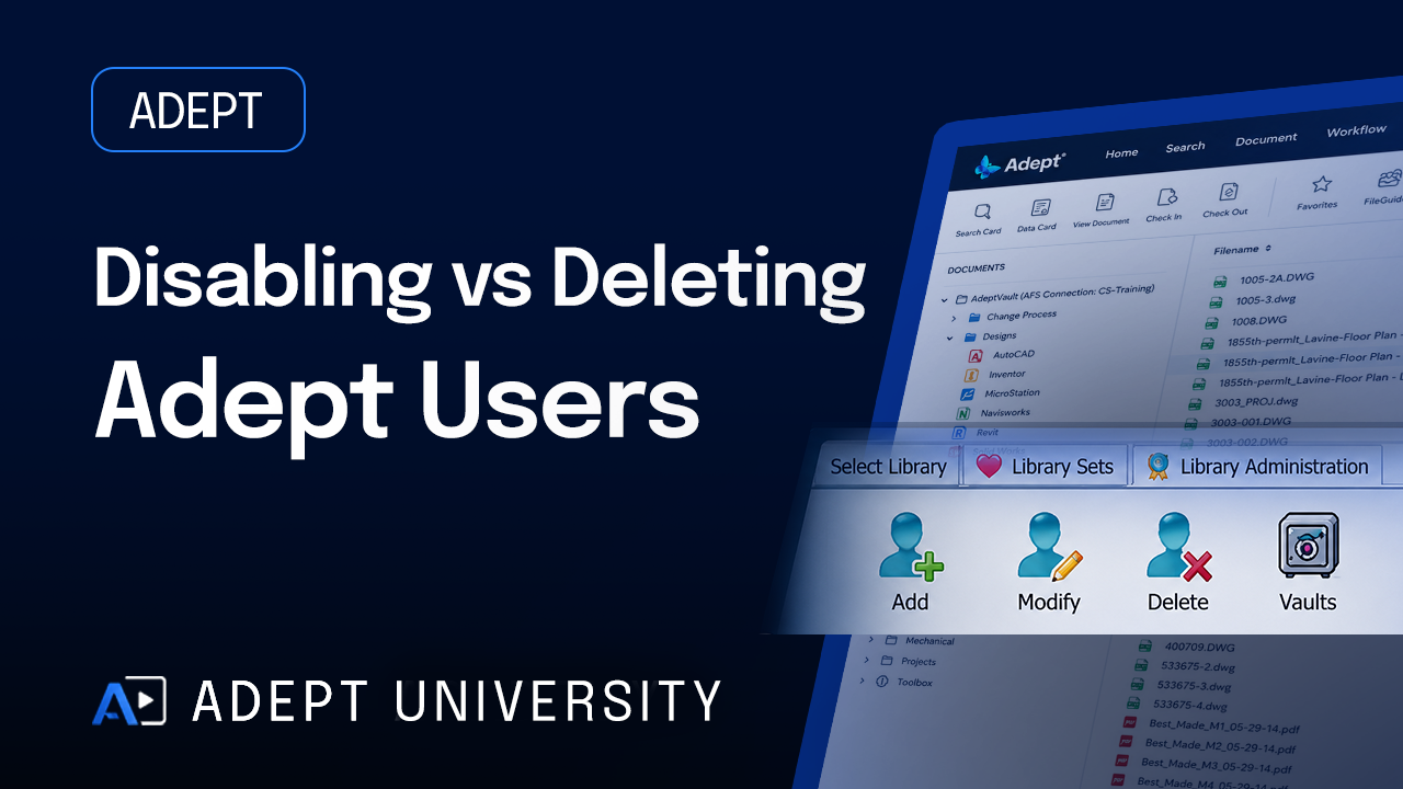 Disabling vs Deleting Adept Users