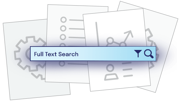 Full Text Search bar overlapping documents