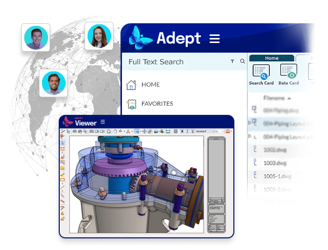 Adept software viewer